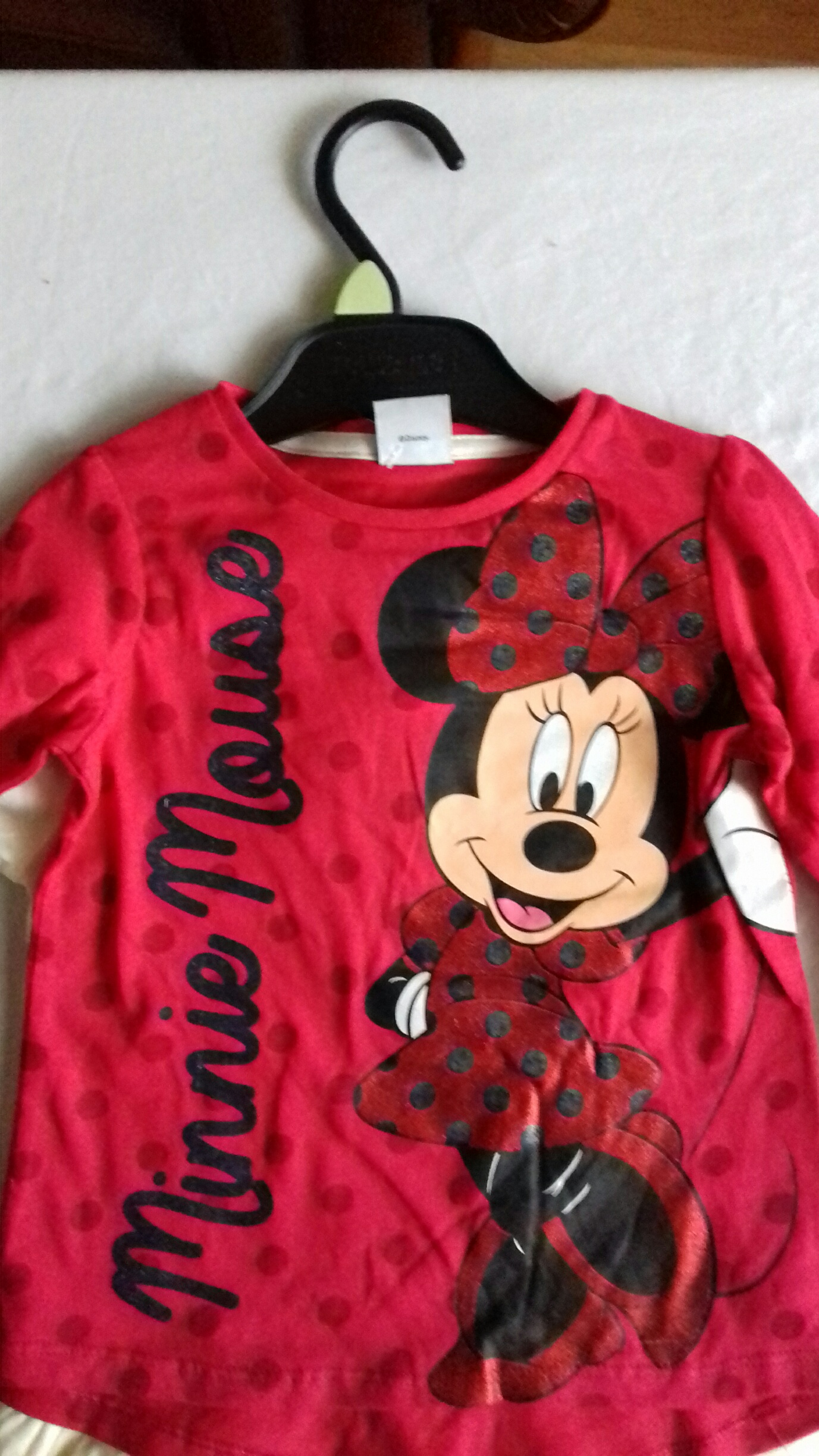 Red Minnie Mouse Top