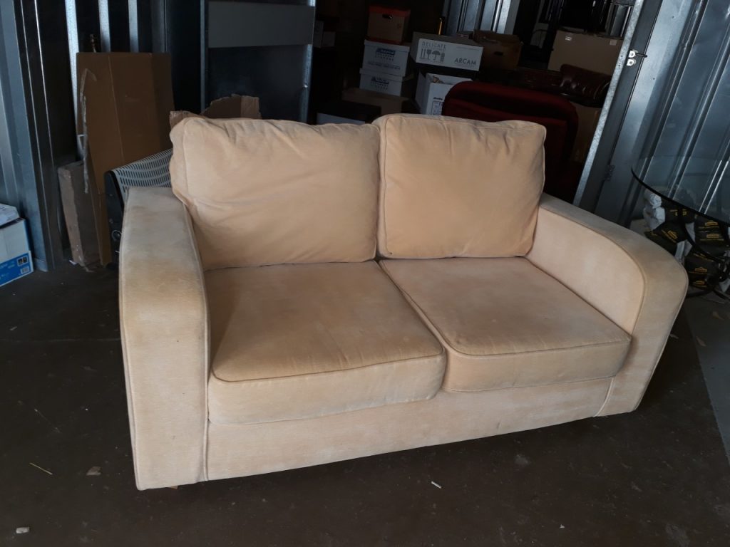 Two Seater Leather Settee