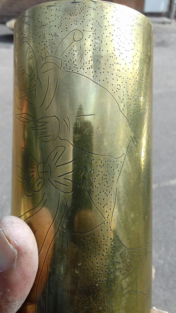 1917 Artillery Shell Art