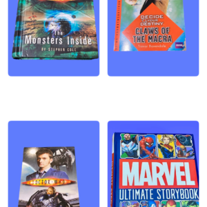 3 Doctor Who And 1 Marvel Books