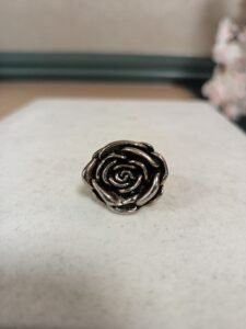 Zocalo Silver Rose Ring